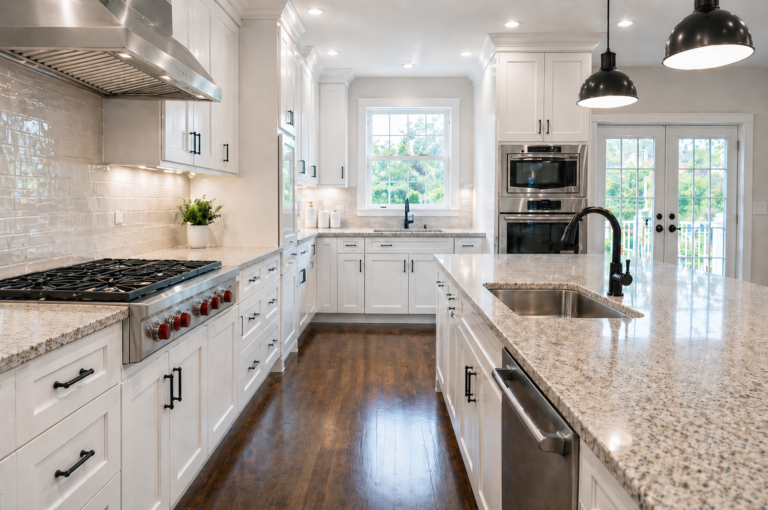 Clean, polished kitchen interior maintained by CC Cleaning Services
